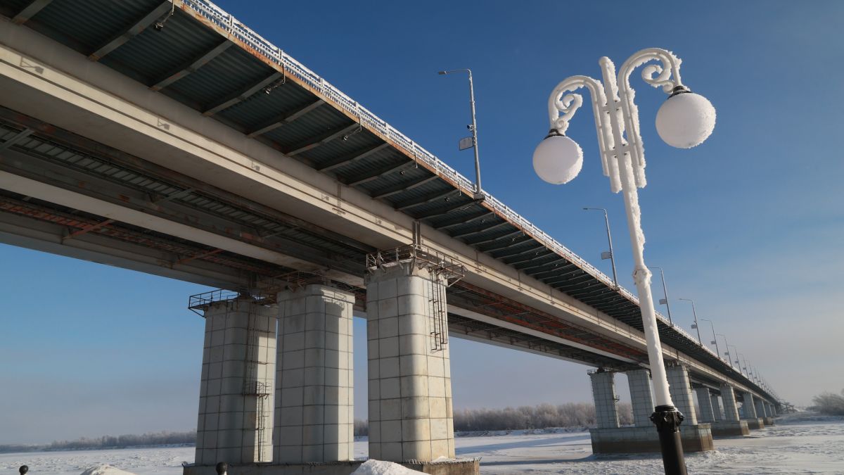 Барнаул. Зима. Иней