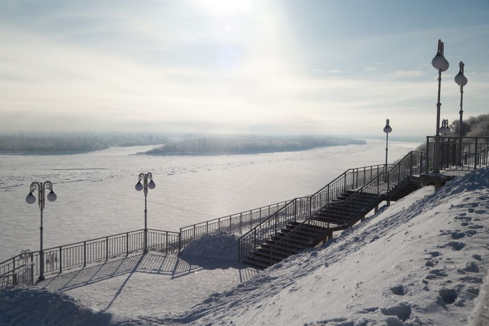 Барнаул. Зима. Иней