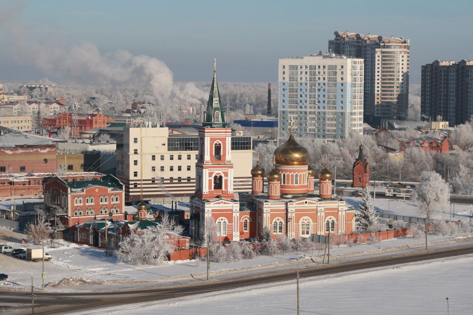 Барнаул. Зима. Иней