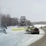 На трассе Барнаул — Бийск две машины слетели с дороги в результате ДТП