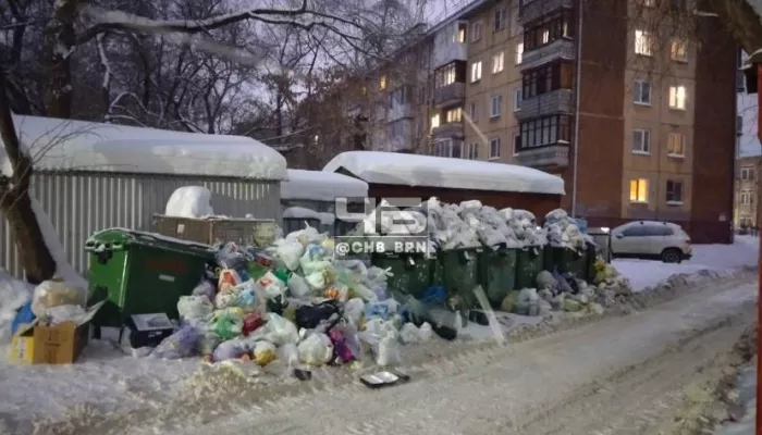 Залежи мусора нашел житель Барнаула в центре города