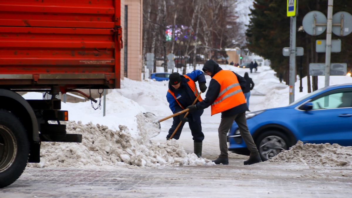 Зима. Непогода. Барнаул