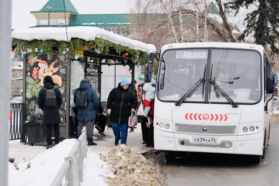 Общественный транспорт. Горно-Алтайск