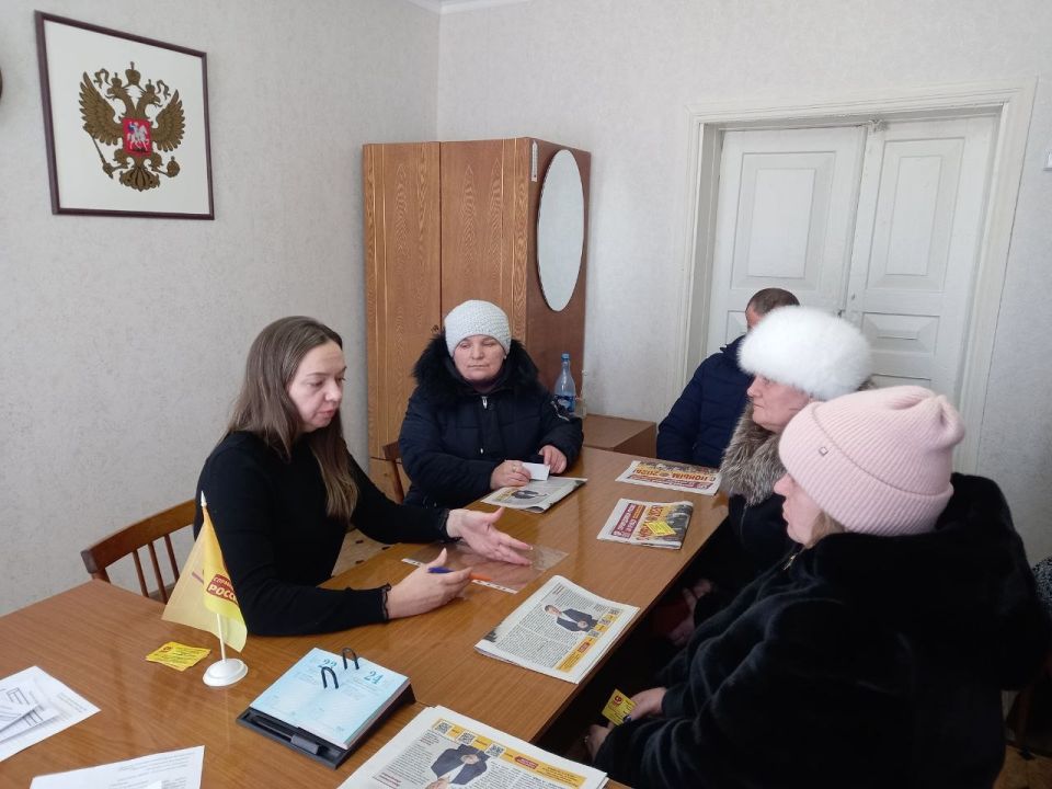 Встреча социалистов с жителями Баевского района