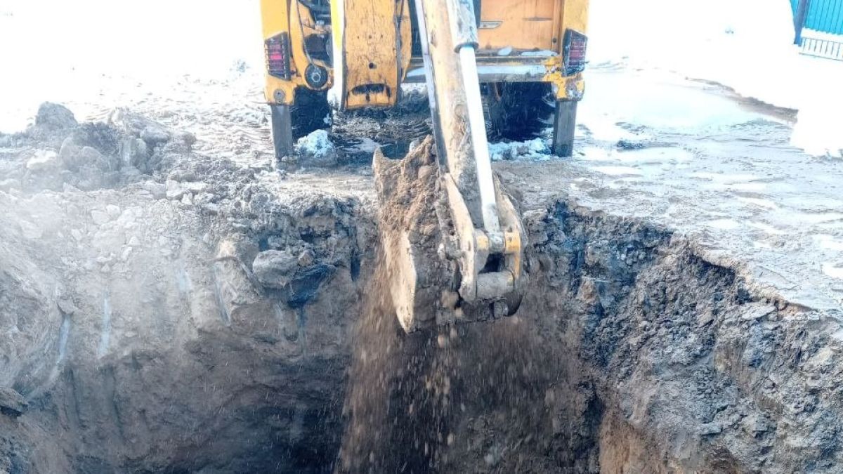 Ликвидация коммунального ЧП в Славгороде