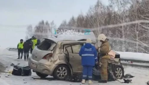 Двое взрослых и ребенок погибли в массовом ДТП в Алтайском крае