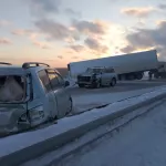 На алтайской трассе в метель произошло несколько серьезных ДТП