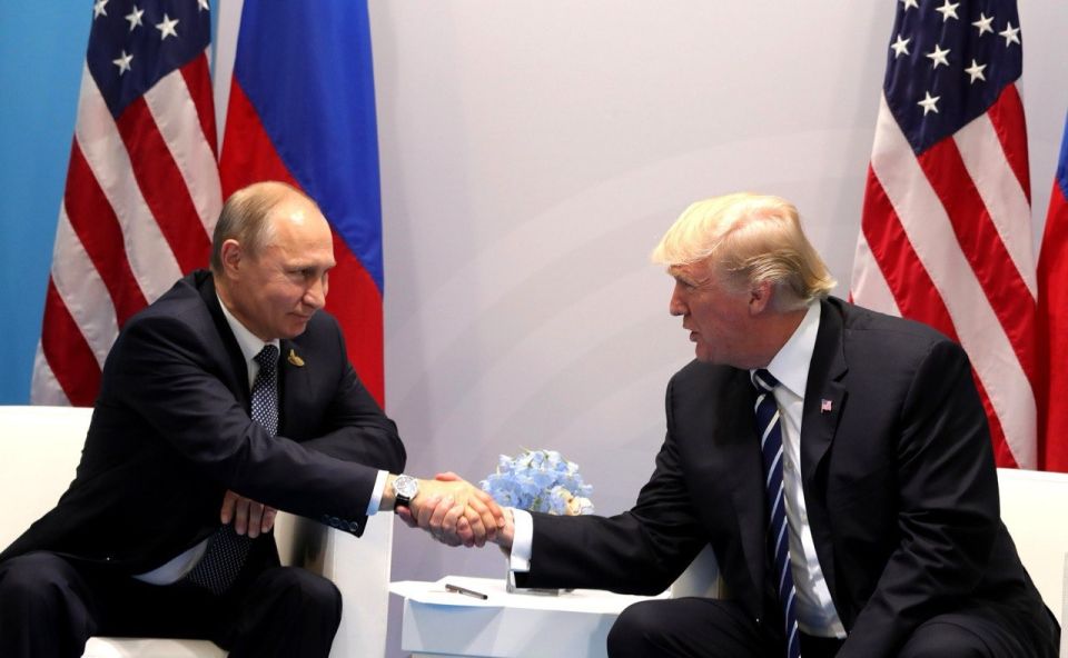 Встреча Владимира Путина и Дональда Трампа. 2017 год Встреча Владимира Путина и Дональда Трампа. 2017 год