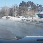 Движение перекрыто на Змеиногорском тракте в Барнауле из-за коммунальной аварии