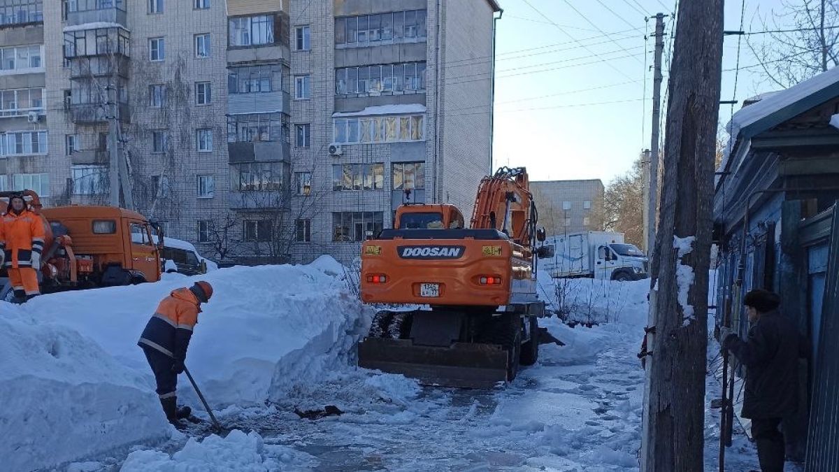 Коммунальная авария в Барнауле