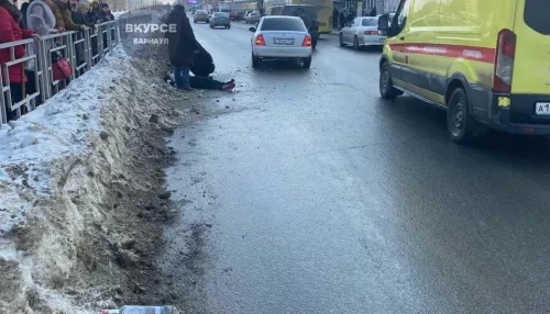 В Барнауле на пешеходном переходе на Ленина сбили мужчину