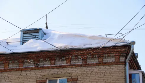 Барнаульская пенсионерка забралась на крышу четырехэтажки. Видео