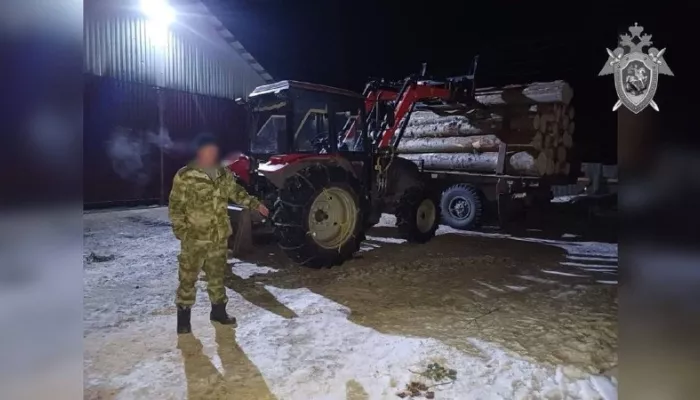 В Горном Алтае мужчину насмерть придавило бревном при разгрузке древесины