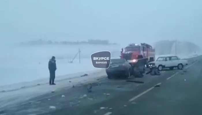 На алтайской трассе могла произойти смертельная авария