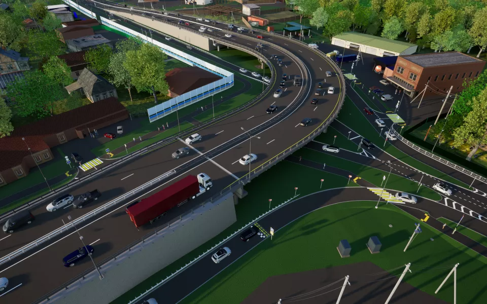 Мечта в два уровня: какой запроектировали еще одну развязку в Барнауле. Рендеры