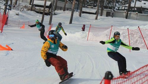 Всероссийские соревнования по сноуборду прошли в Барнауле