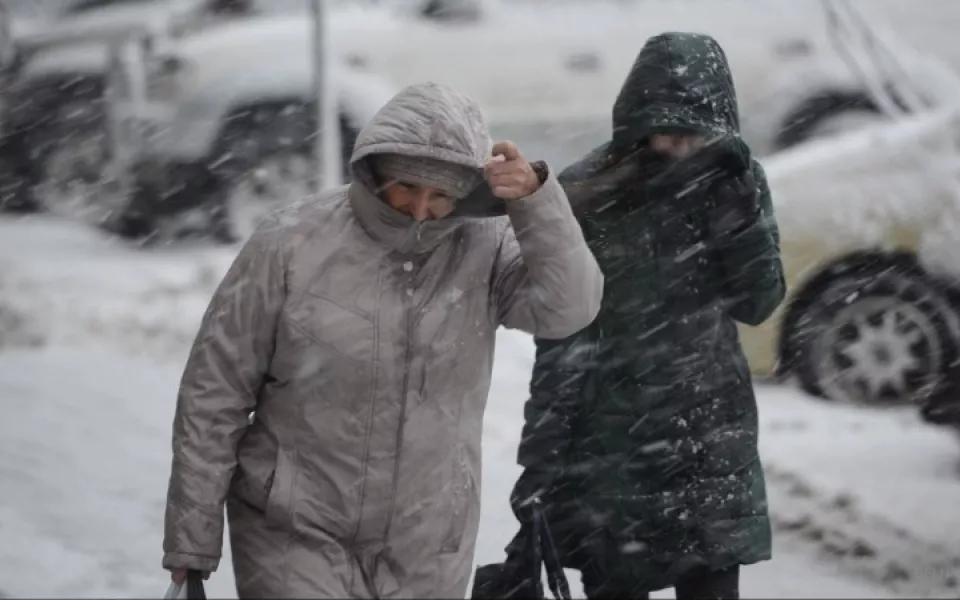 Жителей Алтайского края предупреждают о штормовом ветре со снегом