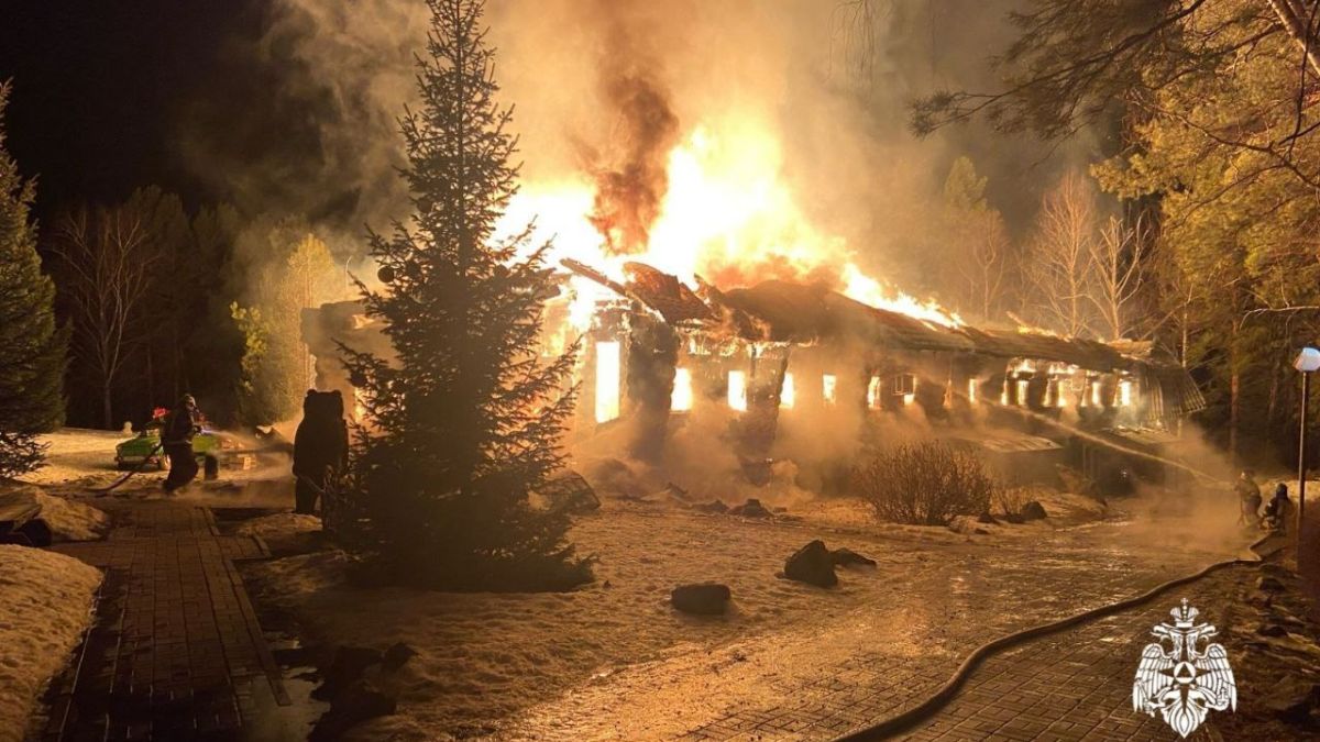 Пожар в Чемальском районе