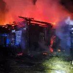 В Республике Алтай вспыхнуло здание сельского клуба