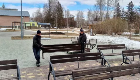 Барнаульские парки начали подготовку к летнему сезону