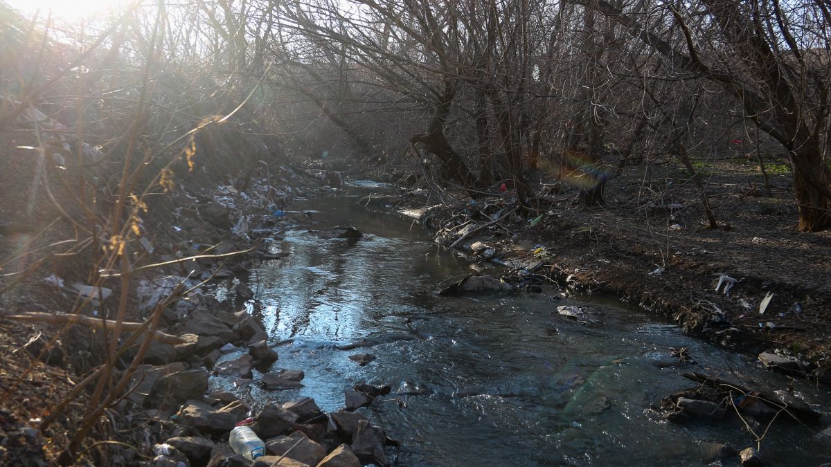 Река Пивоварка. Апрель 2025 года