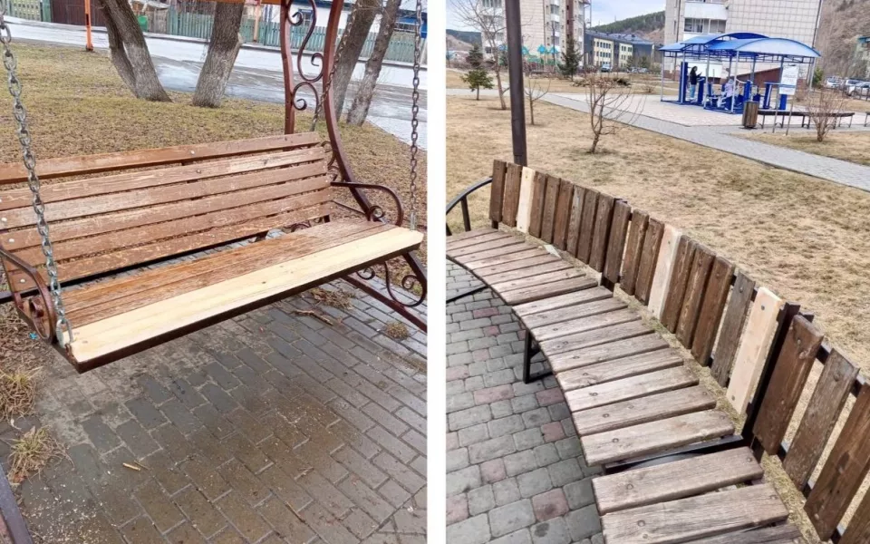 Горно-Алтайск продолжают приводить в порядок после зимнего сезона