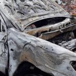 Опубликовано видео с места взрыва машины на КПП в Донбассе
