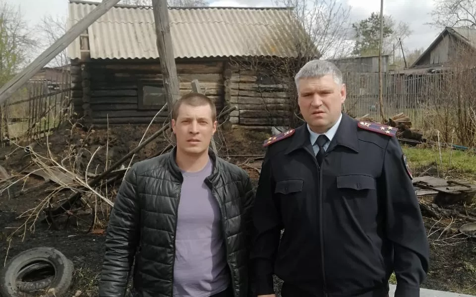 Полицейские потушили возгорание и предотвратили лесной пожар в Шубинке