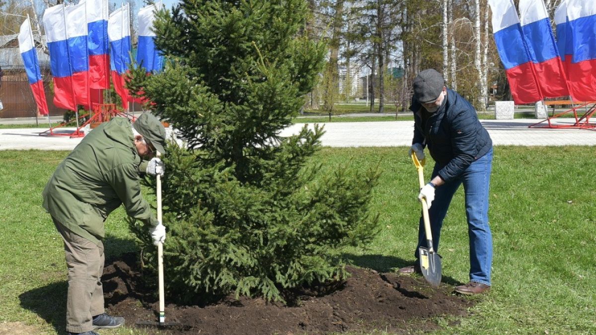 Общегородской субботник в Барнауле