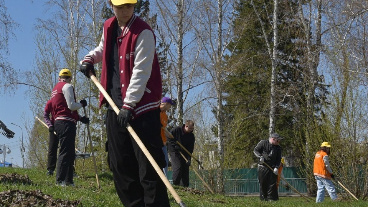 Общегородской субботник в Барнауле