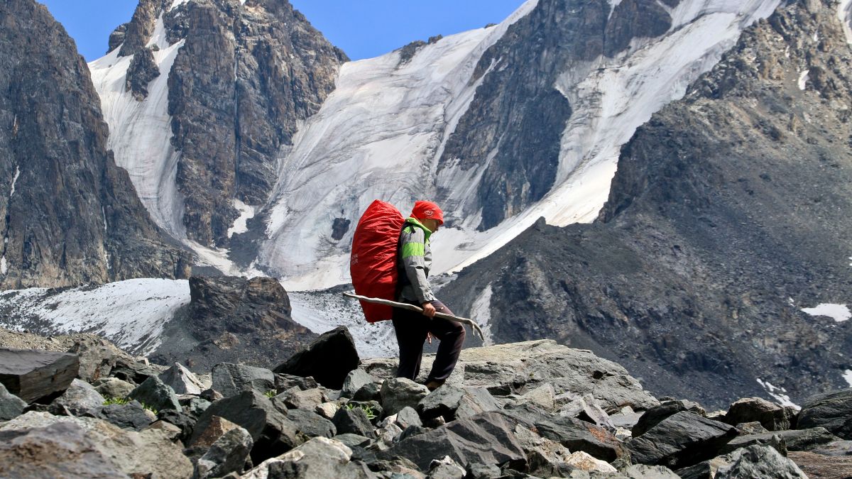 Горный Алтай. Туристы. Активный туризм