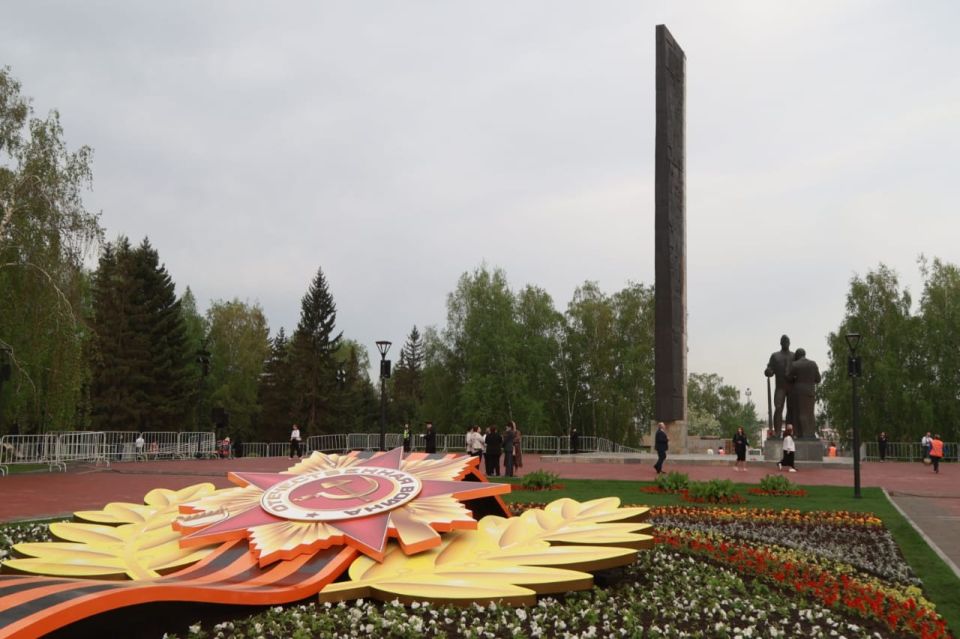 День Победы в Барнауле 