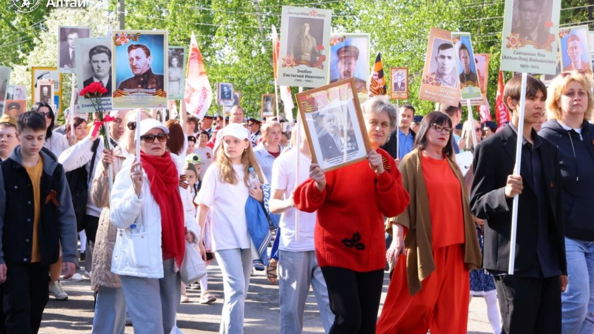 "Бессмертный полк" в Горно-Алтайске
