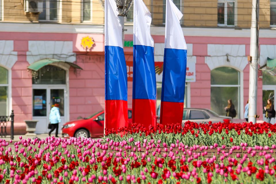 Барнаул. Весна. Погода. Тюльпаны