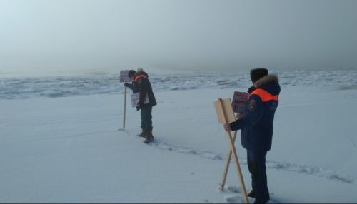 Ледовые переправы закрывают в Алтайском крае