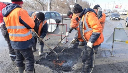 Ремонт дорог начался в Барнауле уже в марте