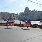 Ремонт трамвайных путей в центре Барнаула закончили почти наполовину