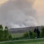 Бийчане жалуются на сильный запах гари с полигона ТБО