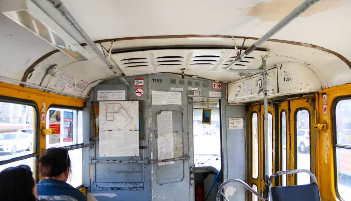 Схему движения трамвая № 5 изменили в Барнауле из-за проблем с контактной сетью