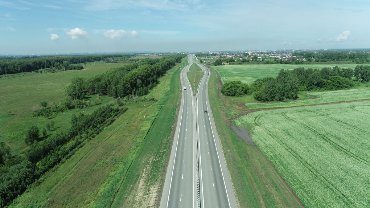 Чуйский тракт в Алтайском крае. Участок от Новоалтайска (введен в 2022 году)