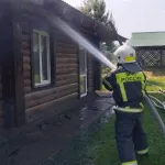 В Алтайском крае произошел пожар на турбазе. Фото