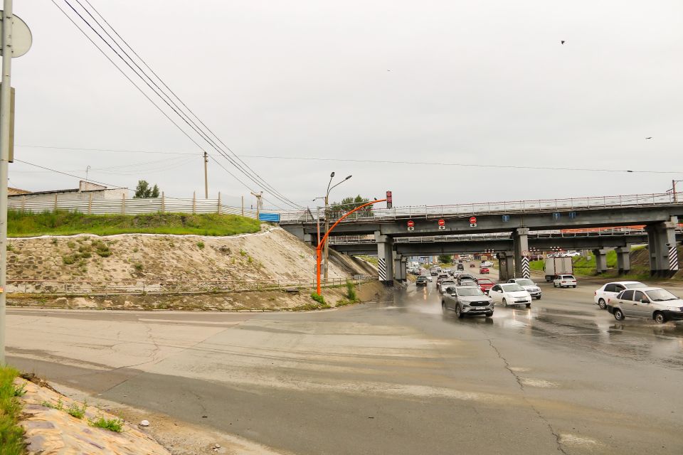 Перекресток пр. Строителей, Павловского тракта и ул. Советской Армии