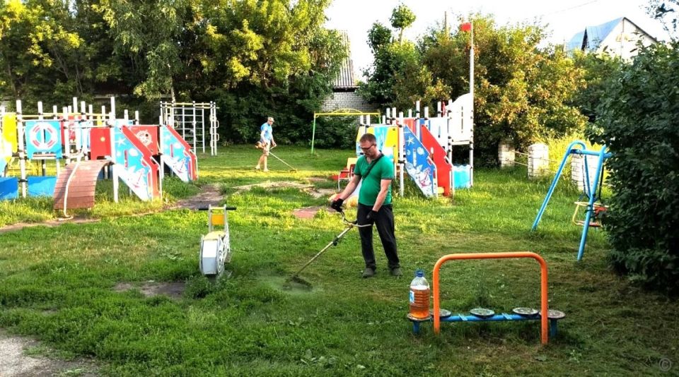 Покос травы в Барнауле Покос травы в Барнауле