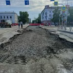 На главной улице Барнаула закончили ремонт теплосетей. Как выглядит дорога