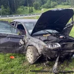 22-летняя жительница Горно-Алтайска вылетела в кювет на авто и попала в больницу