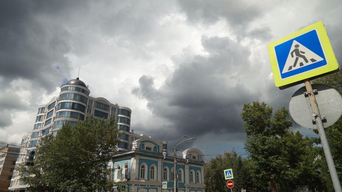 Дождь в Барнауле