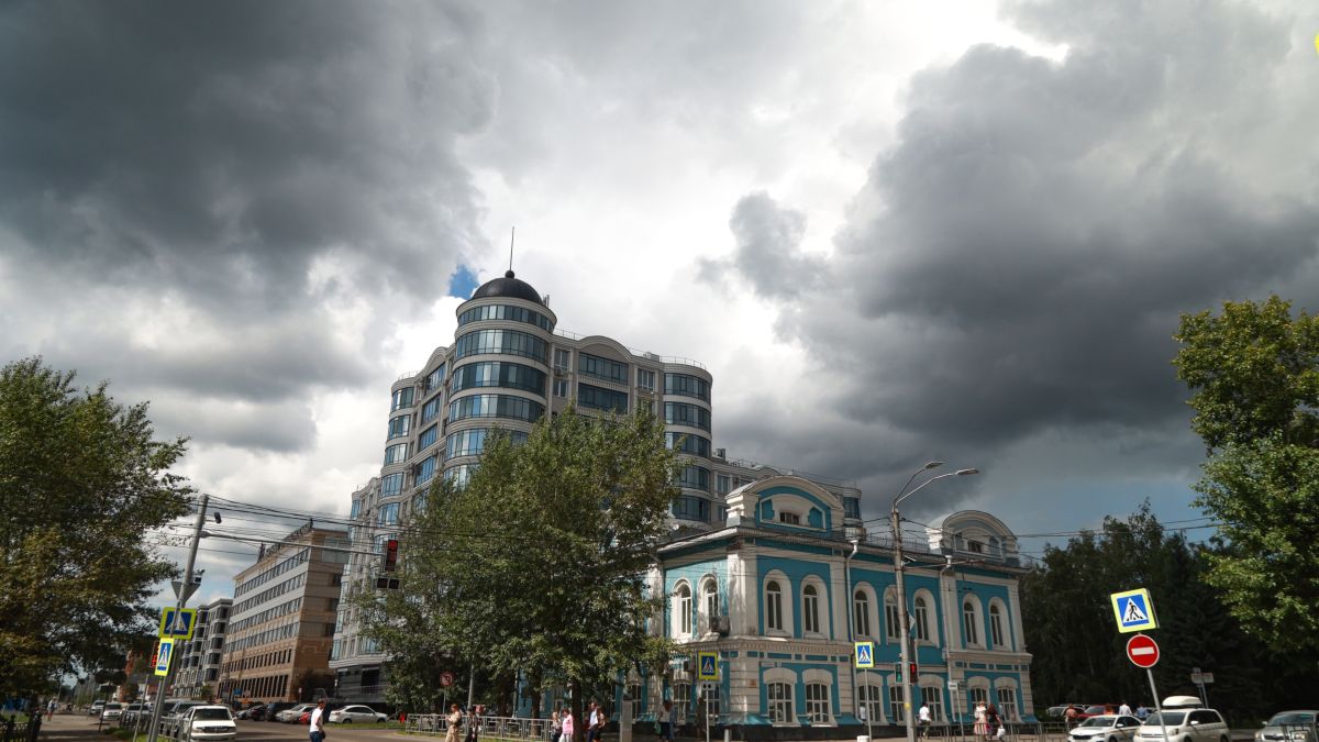 Дождь в Барнауле