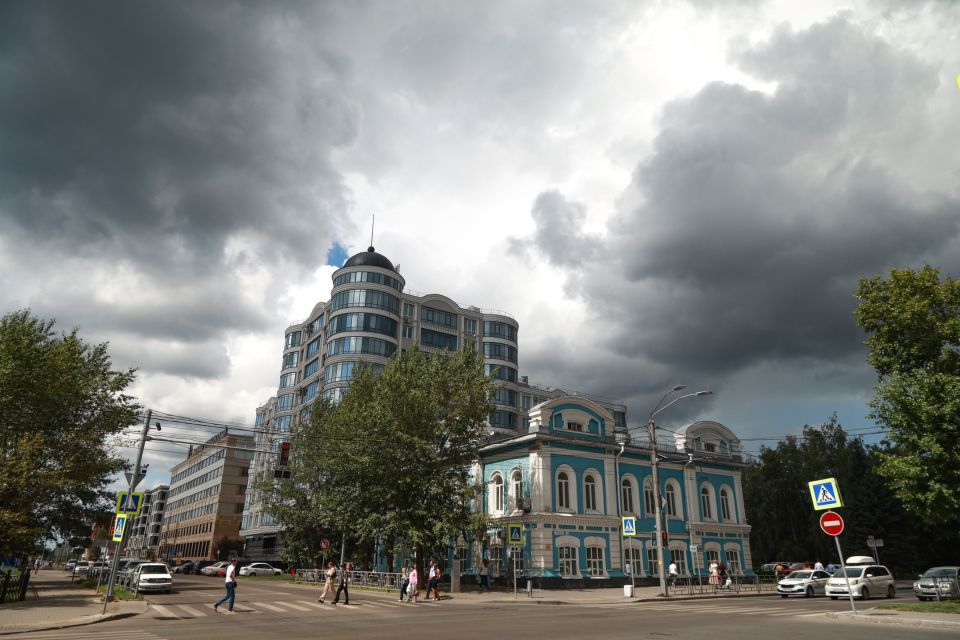 Дождь в Барнауле