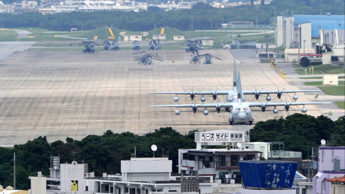 Взрыв прогремел на американской военной базе в Японии 