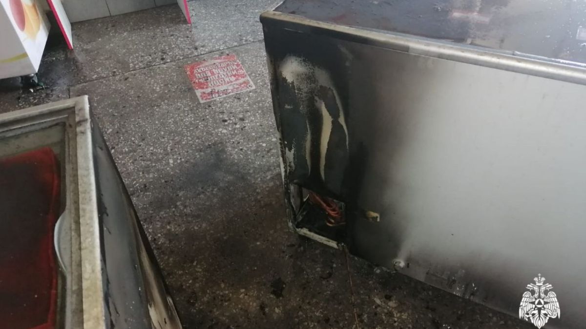 Пожар в магазине